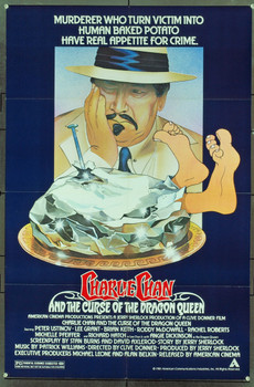 CHARLIE CHAN AND THE CURSE OF THE DRAGON (1981) 11898 Original American Cinema Releasing One Sheet Poster (27x41). Folded. Very Fine.
