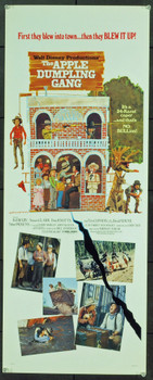 APPLE DUMPLING GANG, THE (1975) 12278 Original Walt Disney Productions Insert Poster (14x36). Rolled. Very fine condition.