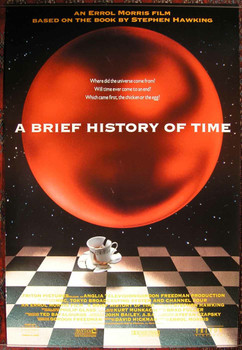 BRIEF HISTORY OF TIME, A (1991) 16130 Original Triton Pictures One Sheet Poster (27x41). Rolled. Fine Plus Condition.