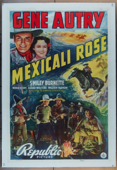MEXICALI ROSE (1939) 17370 Original Republic Pictures One-Sheet Poster (27x41).  Linen-backed.  Very Good Condition.