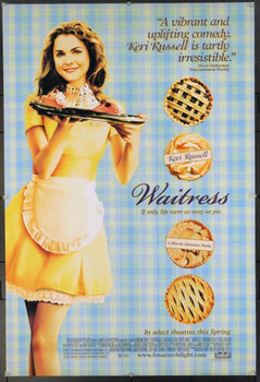 WAITRESS (2007) 20679 Original Fox Searchlight One Sheet Poster (27x40). Double-SIded.  Rolled.  Very Fine Plus Condition.