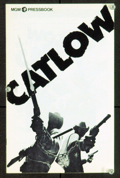 CATLOW (1971) 20922 Pressbook. Near Mint.