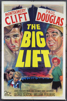 BIG LIFT, THE (1950) 21090 Original 20th Century-Fox One Sheet Poster (27x41). Folded. Fine Plus.