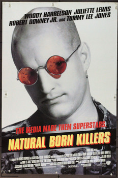 NATURAL BORN KILLERS (1994) 21697 Original Warner Brothers One Sheet Poster (27x41).  Rolled.  Very Fine.