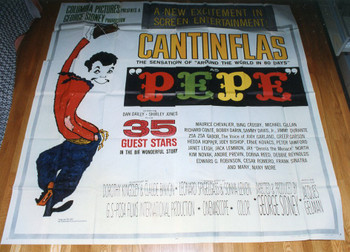 PEPE (1960) 16112 Original Columbia Pictures Six Sheet (81x81) Folded.  Fine Plus Condition