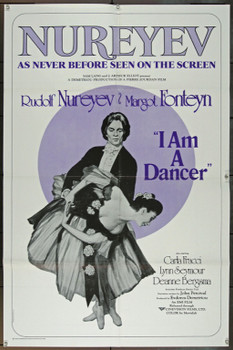 I AM A DANCER (1972) 13883 Original Cinevision Films One Sheet Poster (27x41).  Folded.  Very Fine.