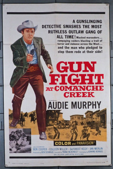 GUN FIGHT AT COMANCHE CREEK (1963) 3497 Movie Poster  Audie Murphy GUN FIGHT AT COMANCHE CREEK (1963) 3497 Movie Poster  Audie Murphy