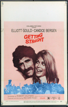 GETTING STRAIGHT (1970) 21863 Original Columbia Pictures Window Card (14x22).  Unfolded.  Very Fine.