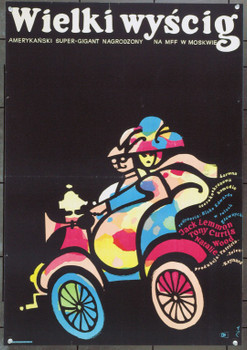 GREAT RACE, THE (1965) 22059 Original Polish Poster (23x32). Wielki Wyscig Artwork. Very Fine.
