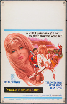 FAR FROM THE MADDING CROWD (1967) 21855 Original MGM Window Card (14x22). Very Fine.