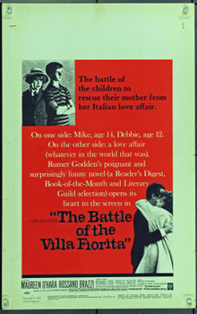 BATTLE OF THE VILLA FIORITA (1965) 21834 Original Warner Brothers Widow Card (14x22).  Unfolded.  Very Fine.