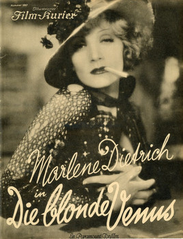 BLONDE VENUS (1932) 21663 Original 8-Page German Program (8x11). Fine Plus.