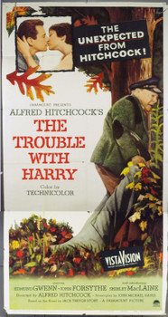 TROUBLE WITH HARRY, THE (1955) 7057 Original Three Sheet Poster (41x81).  Folded.  Very Good.