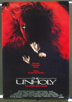 UNHOLY, THE (1987) 10606 Original Vestron Pictures One Sheet Poster (27x41).  Very Good Condition.