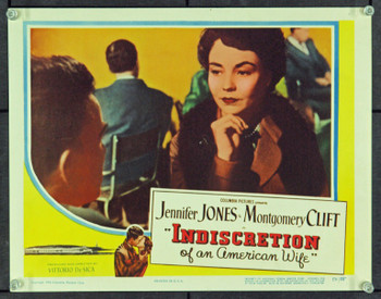 INDISCRETION OF AN AMERICAN WIFE [STAZION TERMINI] (1953) 14998 Original Columbia Pictures Scene Lobby Card (11x14). Very Fine Plus.