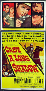 CAST A LONG SHADOW (1958) 15978 U.S. Three Sheet Poster. 41x81. Good.