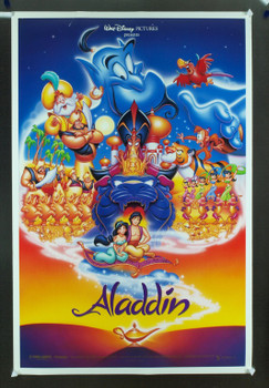ALADDIN (1992) 19771 Original Walt Disney Productions One Sheet Poster (27x41). Rolled. Very Good Condition.