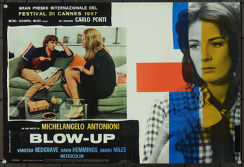 BLOW-UP (1966) 23411 Original MGM Italian Fotobuste (18x27).  Folded.  Fine Plus.