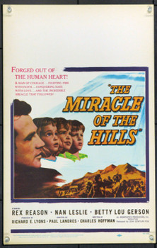 MIRACLE OF THE HILLS, THE  (1959) 21897 Original 20th Century-Fox Window Card (14x22).  Unfolded.  Very Fine.