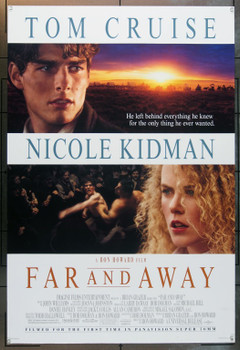 FAR AND AWAY (1992) 4648 Original Universal Pictures One Sheet Poster (27x41).  Rolled.  Very Fine.