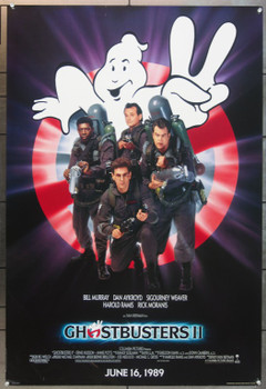 GHOSTBUSTERS II (1989) 627  Movie Poster  Rolled One Sheet   Original Columbia Pictures Advance One Sheet Poster (27x41).  Rolled.  Very Fine Condition.