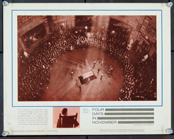 FOUR DAYS IN NOVEMBER (1964) 22441 Original United Artists Scene Lobby Card (11x14).  Very Fine Conditiion.