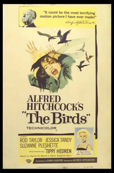 BIRDS, THE (1963) 13780 Movie Poster Original Universal Pictures 40x60 Poster.  Rolled.  Very Fine.
