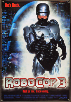 ROBOCOP 3 (1993) 22013 Original Orion Pictures One Sheet Poster (27x41).  Double-Sided.  Unfolded.  Very Fine.