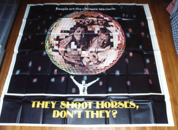 THEY SHOOT HORSES, DON'T THEY? (1970) 9796 ABC Pictures Original Six Sheet Poster   81x81  Folded.   Very Fine