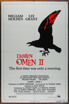 DAMIEN OMEN II (1978) 5089 Movie Poster Original U.S. One-Sheet Poster  27x41  Folded   Very Good Condition