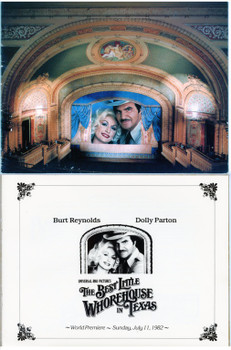 BEST LITTLE WHOREHOUSE IN TEXAS, THE (1982) 8228 Original Universal Pictures Premiere Program   9x11  Fine Condition