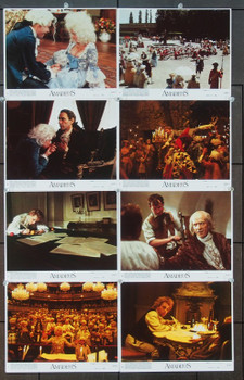 AMADEUS (1984) 16515 Original Zaentz Company Set of 8 Color Lithographed Stills (8x10).  Very Fine Plus.