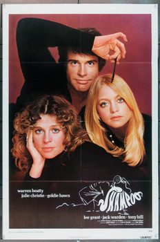 SHAMPOO (1975) 1519 Columbia Pictures Original One Sheet (27x41).   Folded.   Fine Plus To Very Fine.