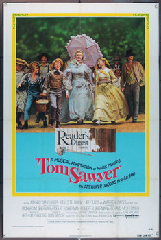 TOM SAWYER (1973) 1586 United Artists Original One-Sheet Poster   27x41  Folded  Very Fine Condition