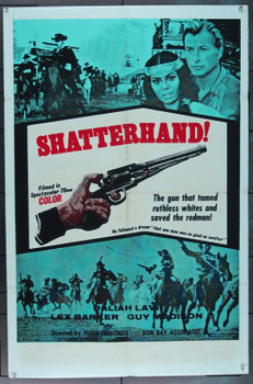OLD SHATTERHAND (1964) 16562 Don Kay Associates U.S. One Sheet Poster   27x41  Folded  Very Good
