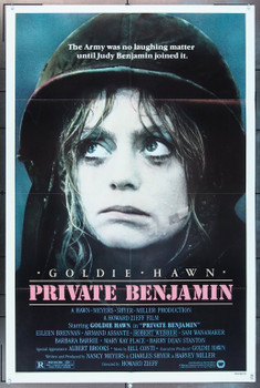 PRIVATE BENJAMIN (1980) 1470 Original Warner Brothers One Sheet Poster (27x41).  Folded.  Fine Plus Condition.