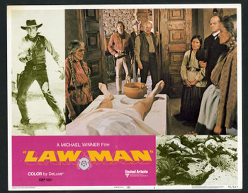 LAWMAN (1971) 25662 United Artists Original Scene Lobby Card (11x14).  Very Fine Condition.