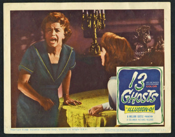 13 GHOSTS (1960) 25811 Movie Poster  Original U.S. Lobby Card  Jeanne Baker   William Castle Columbia Pictures Scene Lobby Card  11x14  Very Fine