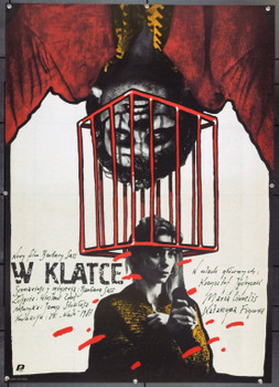 CAGED (1988) 22319 Original B Style Polish Poster (27x37).  Unfolded.  Very Fine.
