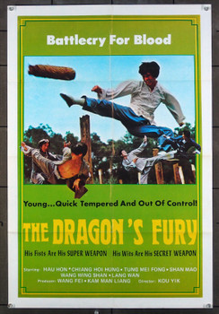 DRAGON'S FURY, THE () 26466 THE DRAGON'S FURY Undated Hong Kong film poster (24x36)