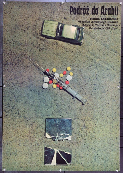 TRIP TO ARABIA, A (1980) 22386 Original Polish Poster (27x38).  Unfolded.  Very Fine.