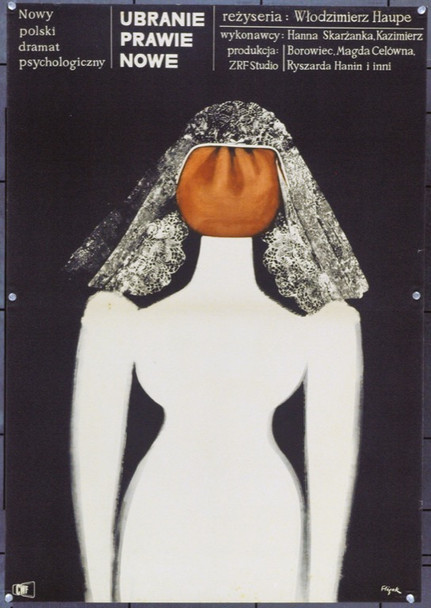 ALMOST NEW OUTFIT (1964) 22247 Original Polish Poster (23x33).  Flisak Artwork.  Unfolded.  Very Fine.
