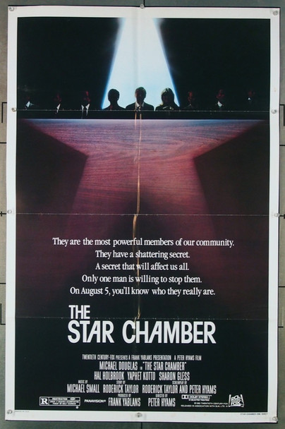 STAR CHAMBER, THE (1983) 1543 20th Century Fox One-Sheet Poster (27x41)  Folded  Very Fine Condition