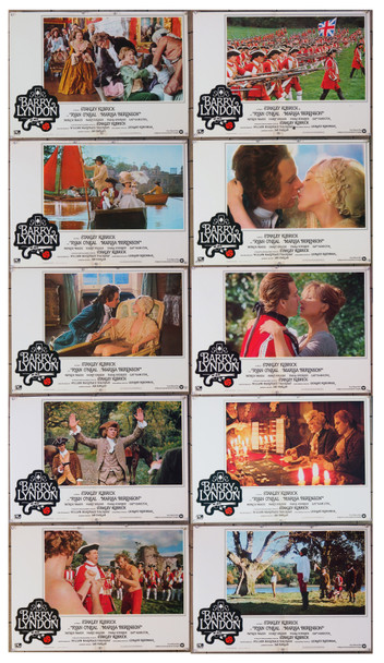 BARRY LYNDON (1975) 26629 Italian Fotobustas.  Complete set of 10 posters  (19x26)  Fine Plus to Very Fine Condition
