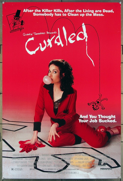 CURDLED (1996) 26396 Miramax Original One-Sheet Poster (27x41) Rolled Very Fine Condition  Double Sided