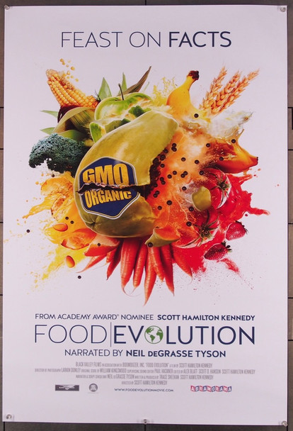 FOOD EVOLUTION (2016) 27598 ABRAMORAMA Original U.S. One-Sheet Poster (27x40) Rolled  Theater Used
