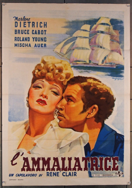 FLAME OF NEW ORLEANS, THE (1941) 27684 Universal Pictures Original Italian 27x39  Folded  Fine Plus Condition