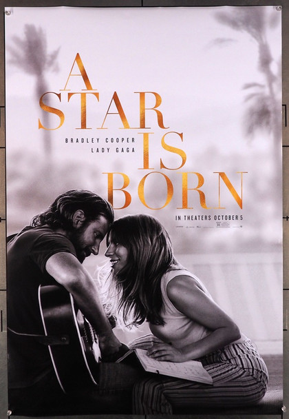 STAR IS BORN, A (2018) 27915  Movie Poster  (27x40)  Lady Gaga   Bradley Cooper   Rolled  Near Mint Original Warner Brothers One Sheet Poster (27x40).  Double-Sided.  Rolled.  Very Fine Condition.