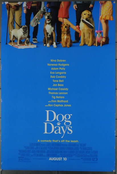 【非売品】 DOG DAYS B2ポスター Original Dog Days (2018) movie poster in F+ condition for $45.00