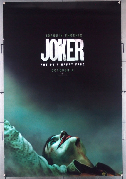 JOKER (2019) 28582    JOAQUIN PHOENIX Warner Brothers Original U.S. One-Sheet Poster  Rolled  Double Sided Advance